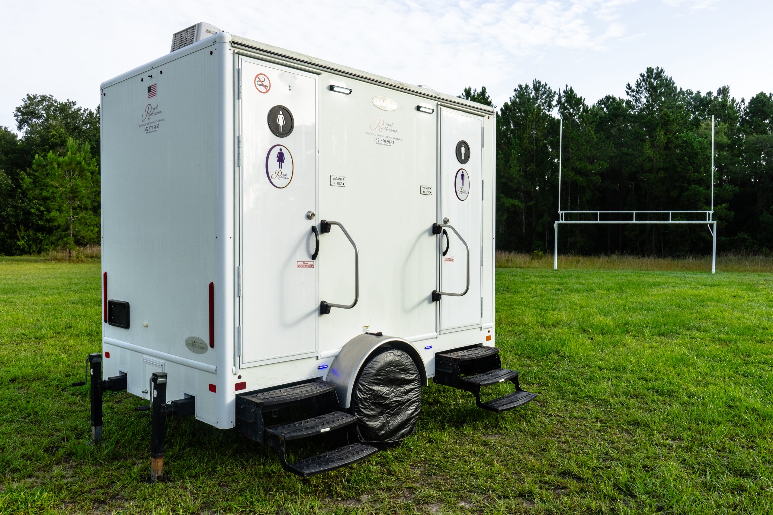 2-Restroom Trailers for rent
