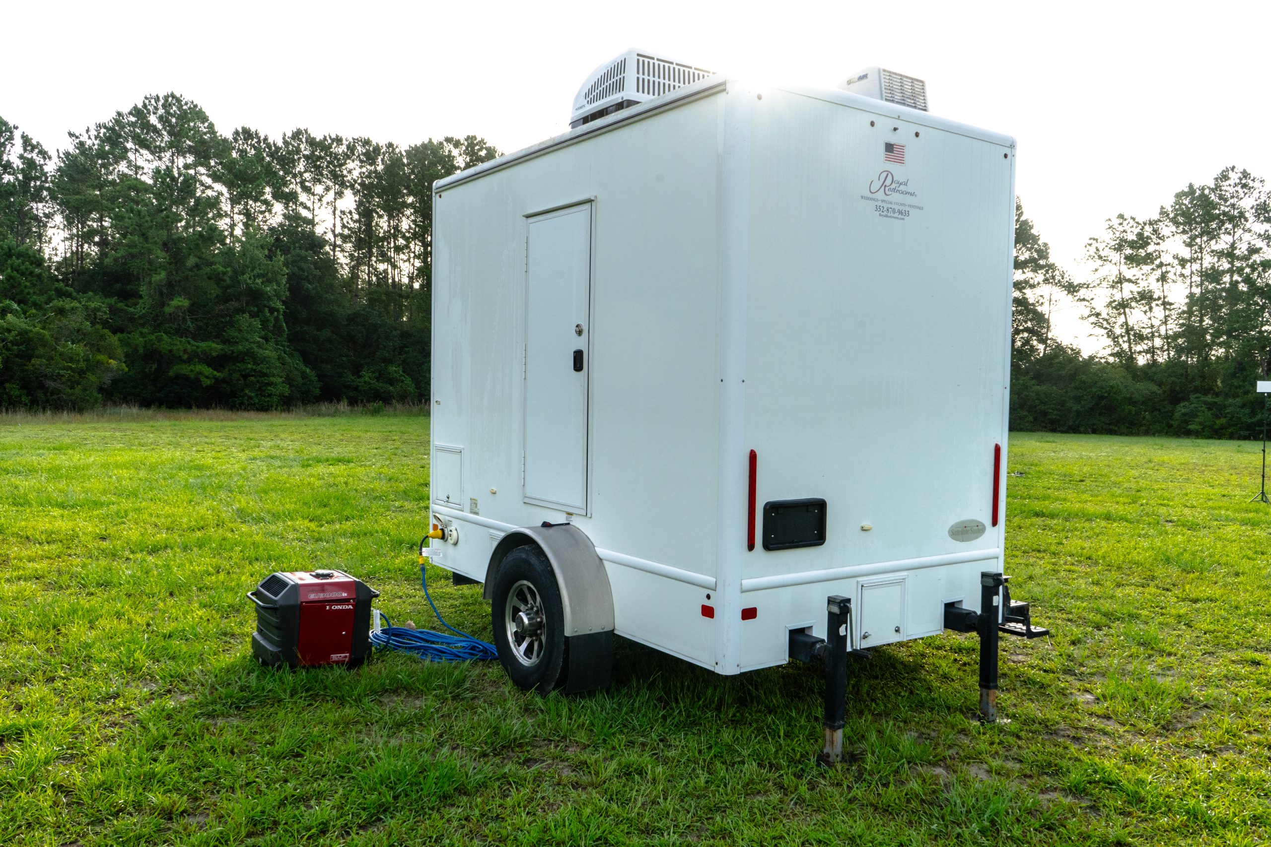 2-Restroom Trailers for rent