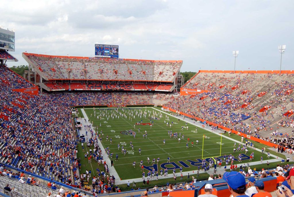 UF Gator Football Game Stadium