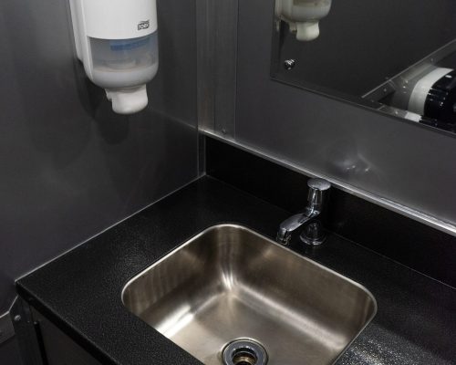 DSC02429. ADA+2 STANDARD SINK, MIRROR, SOAP DISP